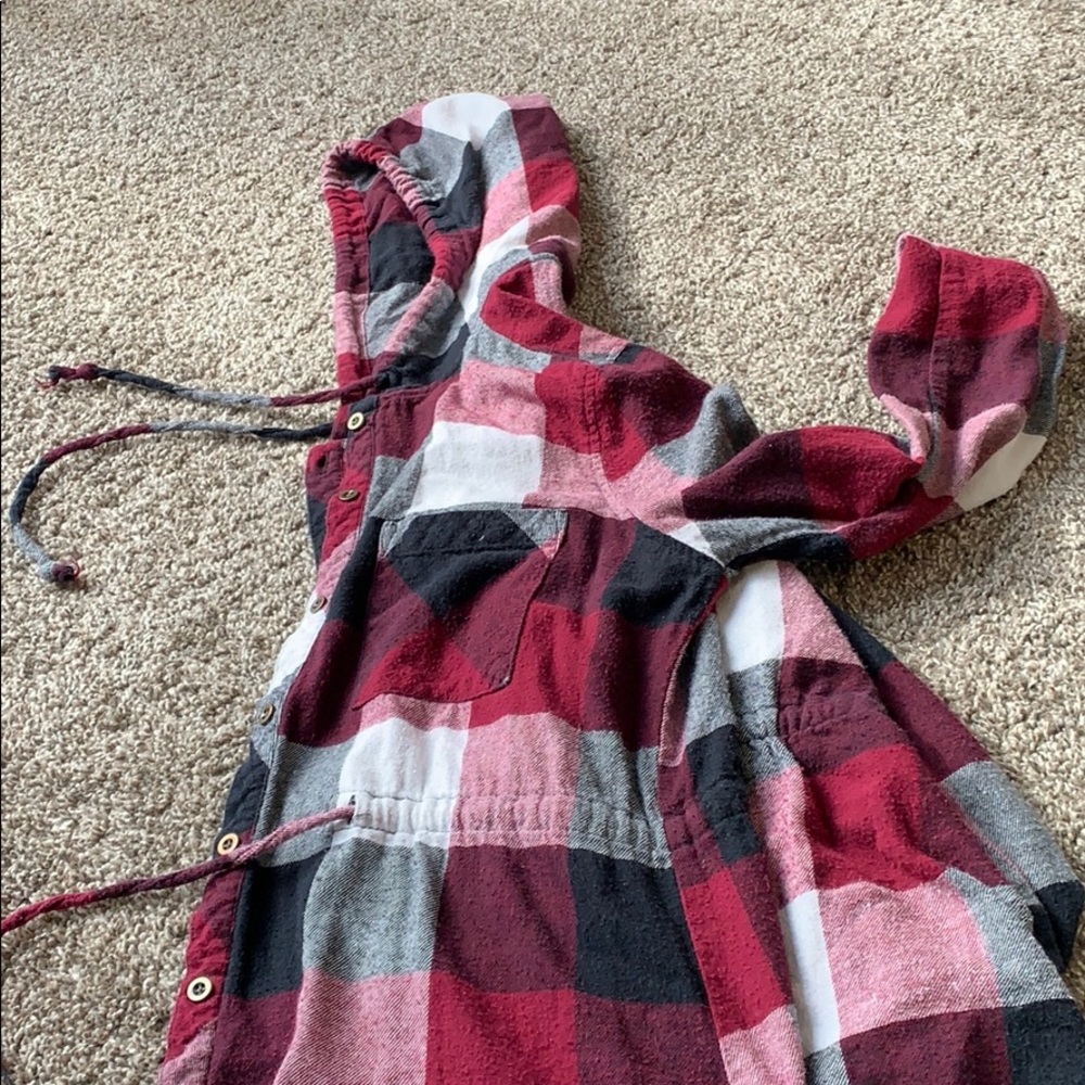 Hooded flannel